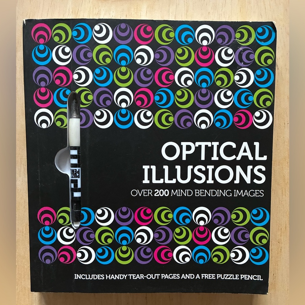 OPTICAL ILLUSIONS W/PENCIL By Parragon Books, 2013 Paperback